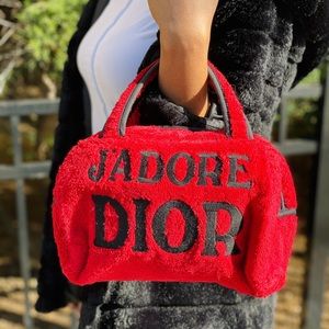 Jadore dior terrycloth bag vintage find